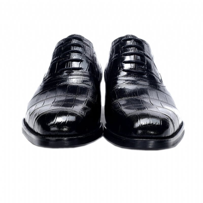 Formelle Herre Sko Vintage Luksus Oxford Kjole - Svart