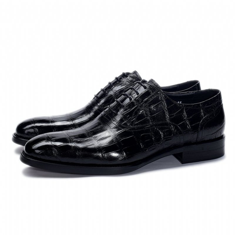 Formelle Herre Sko Vintage Luksus Oxford Kjole - Svart
