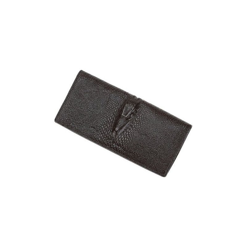 Herre Lommebøker Luksus Krokodilleskinn Vintage Kortholder Veske - Kaffe Short