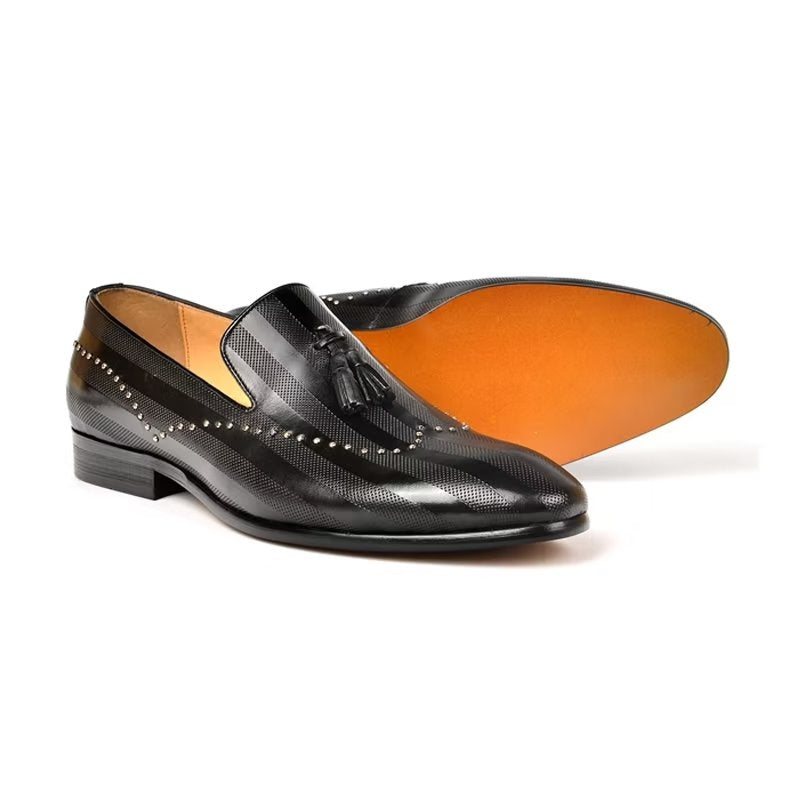 Loafers Herre Exotic Tassel - Svart